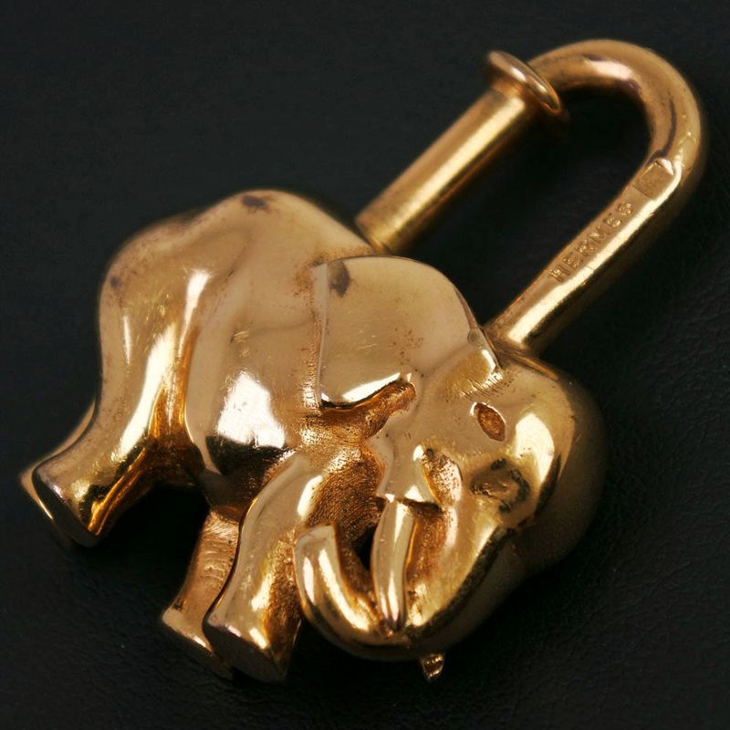 Hermes Gold Plated Gold Ladies Charm