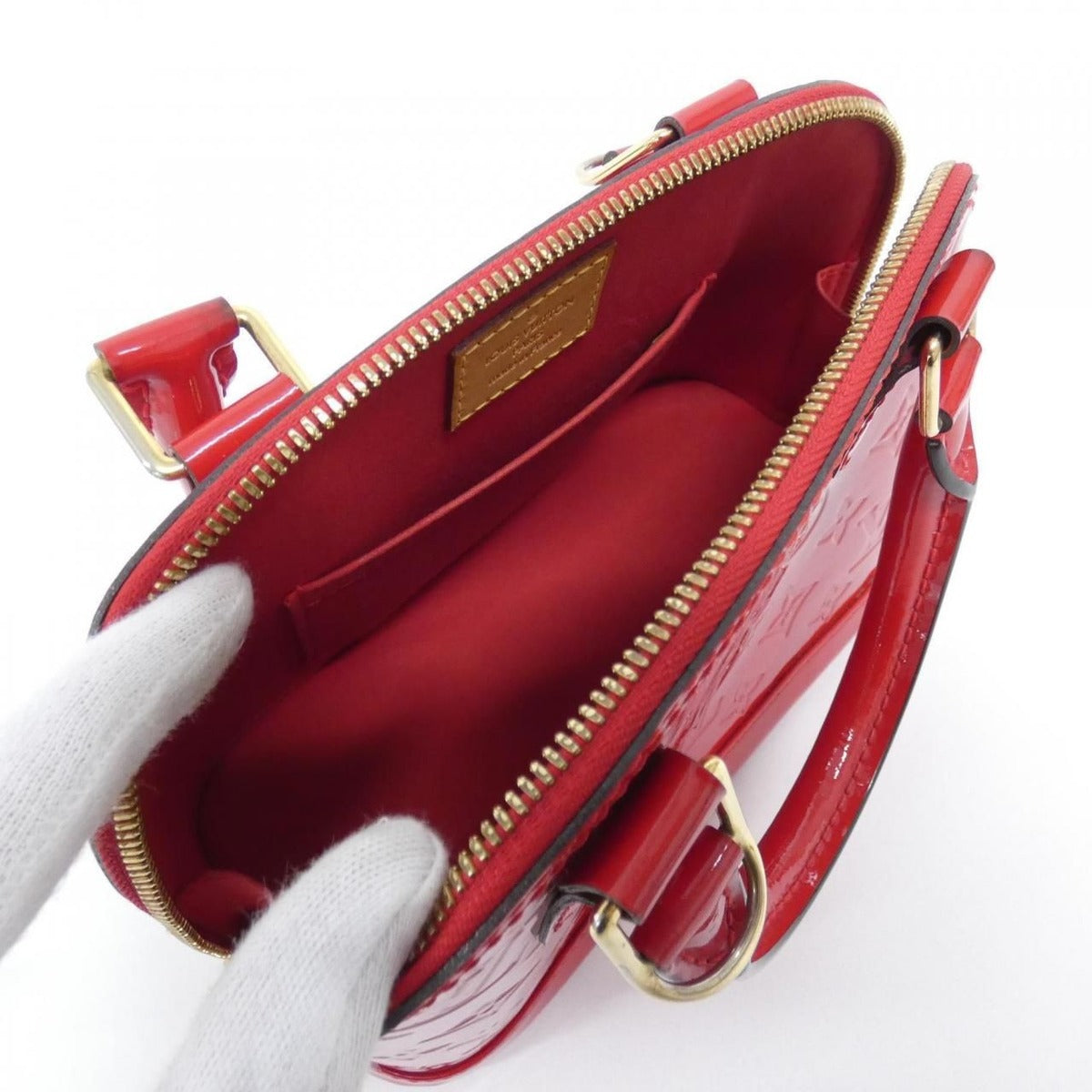 Louis Vuitton Vernis Alma BB Bag — view 9