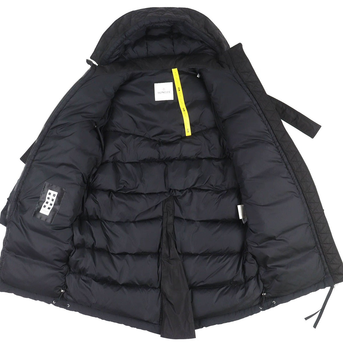 Moncler Genius 2 Narvalong Hooded 2-Way Down Coat Vest Black 0 — view 4