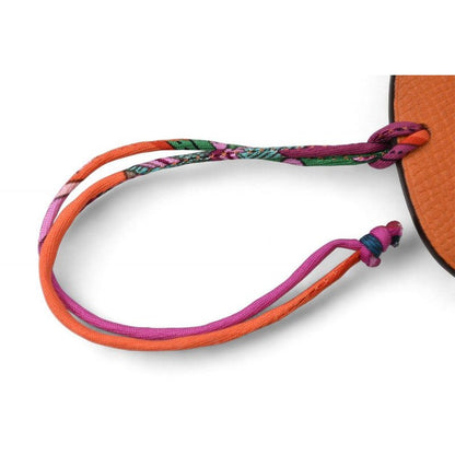 Hermes Bag Charm Strap Dolphin Motif Petite Ash Ornament Bordeaux Never — view 5
