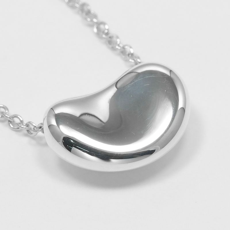 Tiffany & Co Bean Silver 925 Ladies 2.8g Necklace