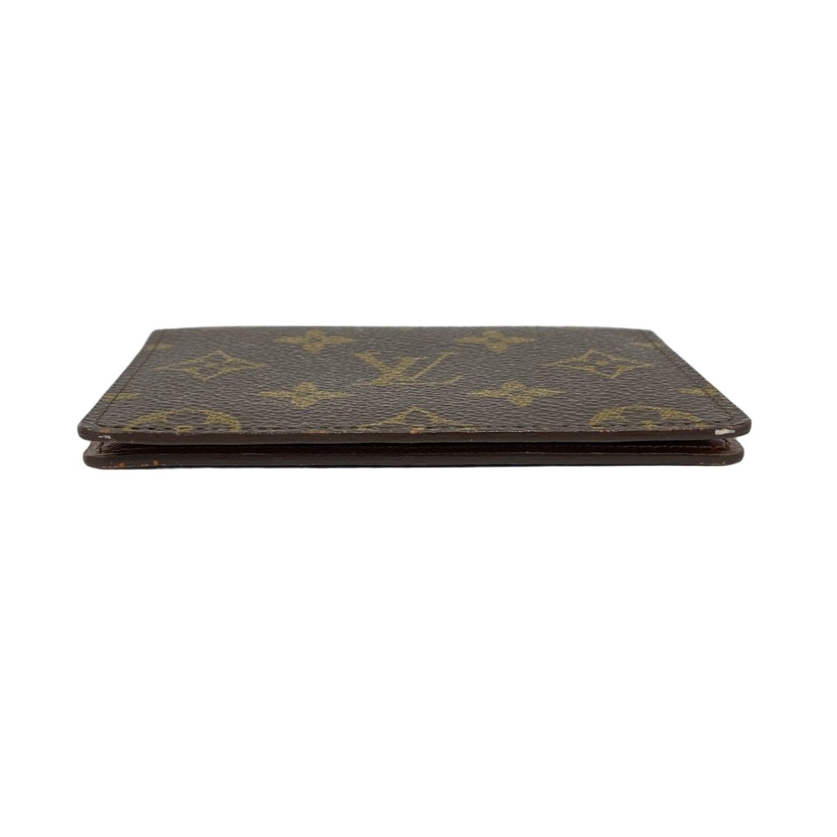 Louis Vuitton Card Case Monogram Porte 2 Cult Vertical Brown — view 2
