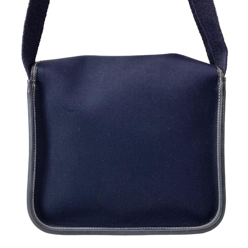 Hermes Buenaventura Mini Blue Indigo Silver Hardware Shoulder Bag