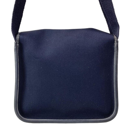 Hermes Buenaventura Mini Blue Indigo Silver Hardware Shoulder Bag