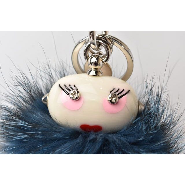 Prada Key Ring Holder Trick Robot Blue Multi — view 3