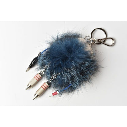 Prada Key Ring Holder Trick Robot Blue Multi — view 4
