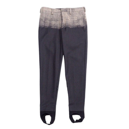 Prada Pants Size 46 Button Fly Wool Grey Beige