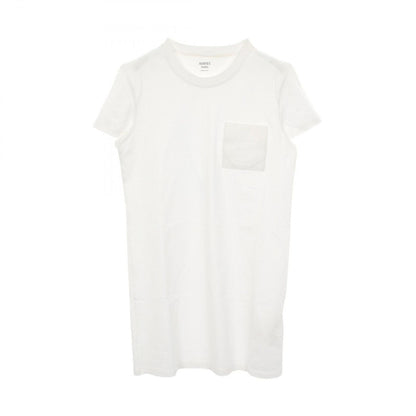 Hermes Dress Mosaic Embroidery Patch Pocket Cotton