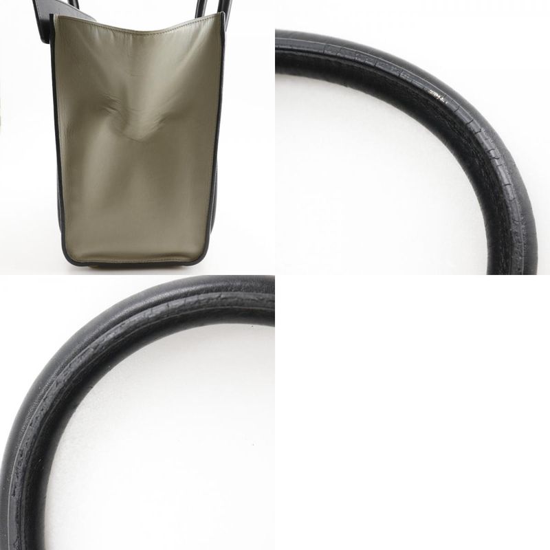 Celine Luggage Micro Shopper Calf Brown Women's Handbag