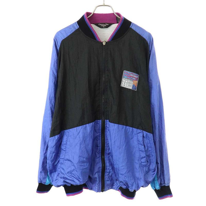 Christian Dior Monsieur Christian Dior Monsieur Old Nylon Track Jacket Black XL