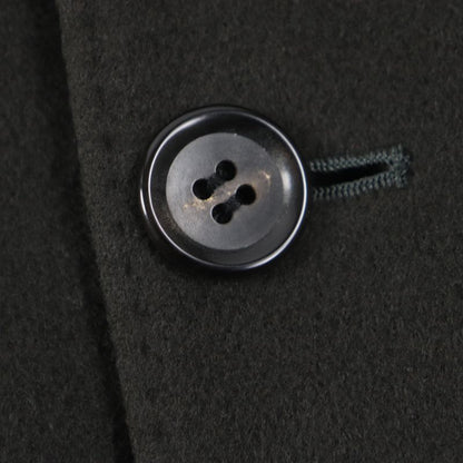 Christian DIOR Vintage 100% Cashmere Double Chester Coat Dark