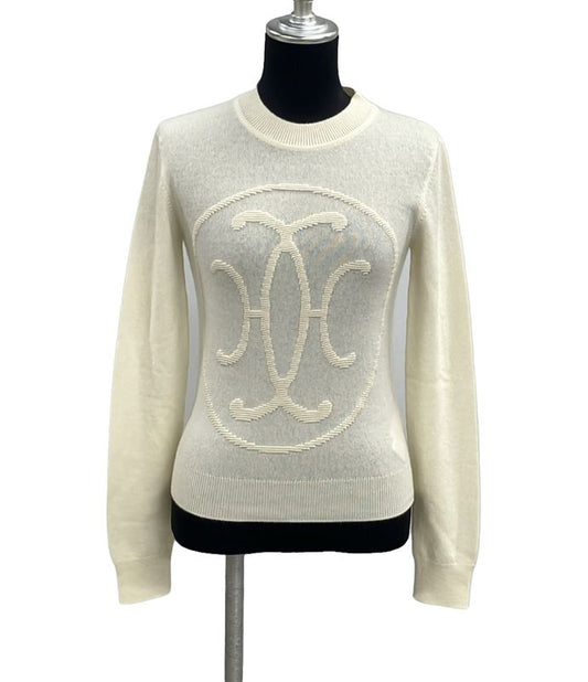 Hermes H Lift Long Sleeve Cashmere Knit 23aw Women Size 34 (S) Hermes