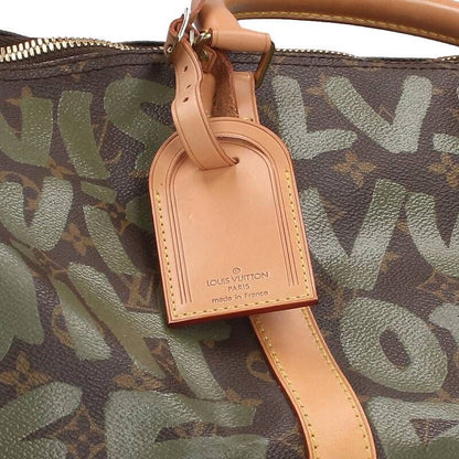 Louis Vuitton M92196 Keepall 50 Monogram Graffiti Leather Boston Bag Men 50