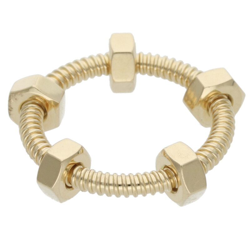 Cartier Ecru De 18kygring Men's 49 9