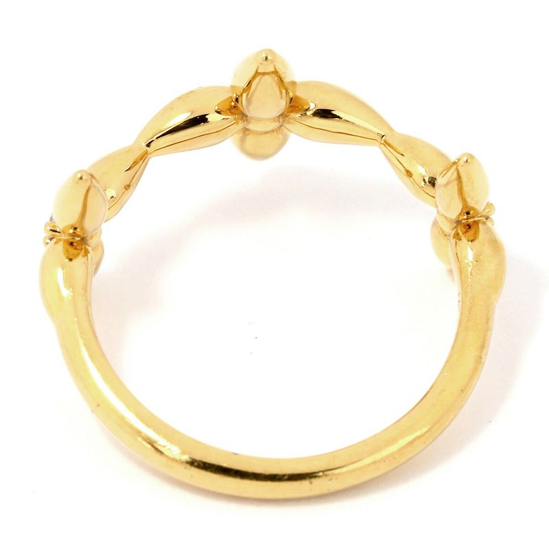 Louis Vuitton Ring With Louisette Signature In Gold