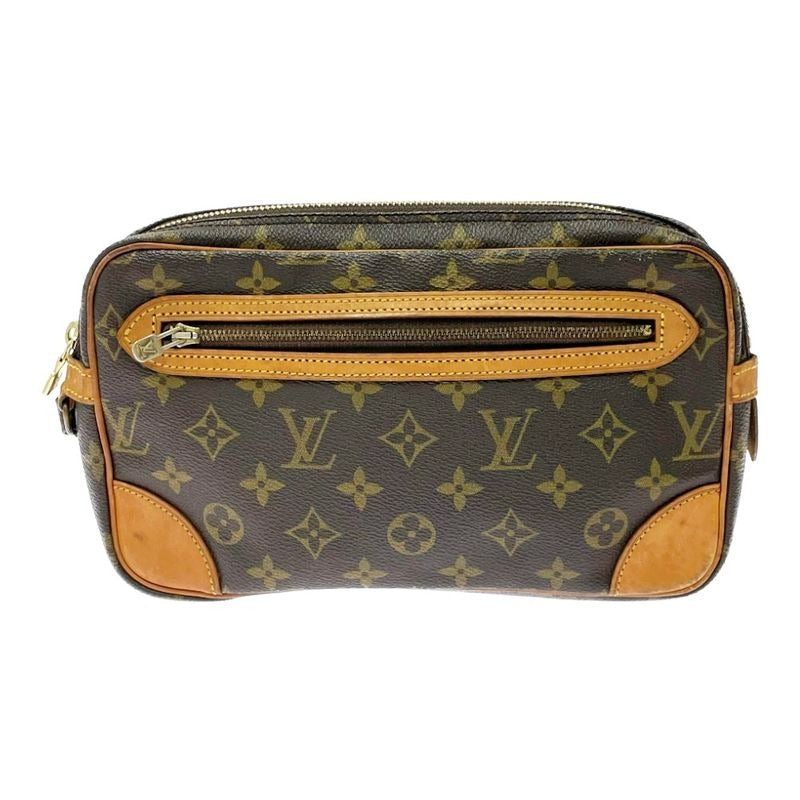 Louis Vuitton Monogram Marly Dragonne GM Second Bag Brown