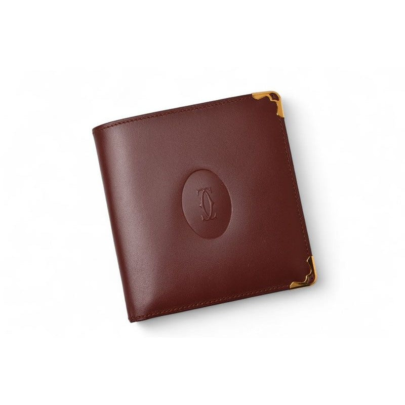 Cartier Fold Wallet Vintage Must de Cartier Bordeaux — view 2