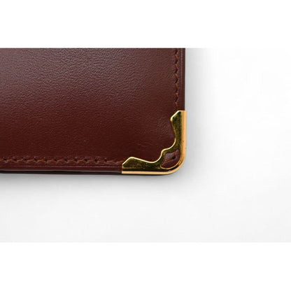 Cartier Fold Wallet Vintage Must de Cartier Bordeaux — view 5