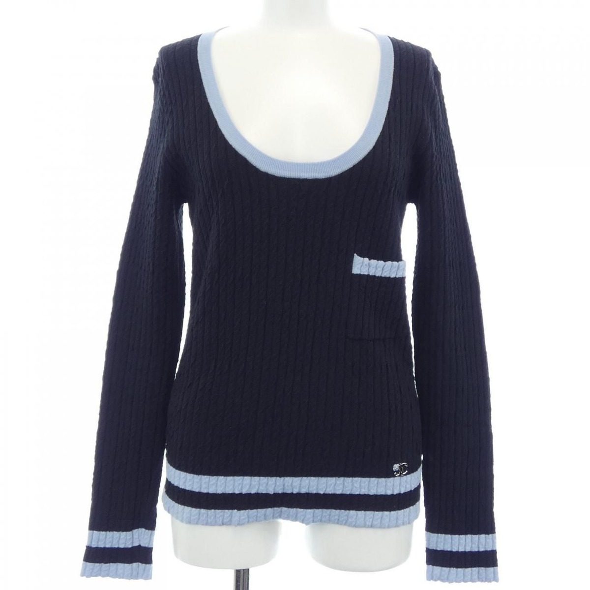 Chanel Knit Sweater Blue