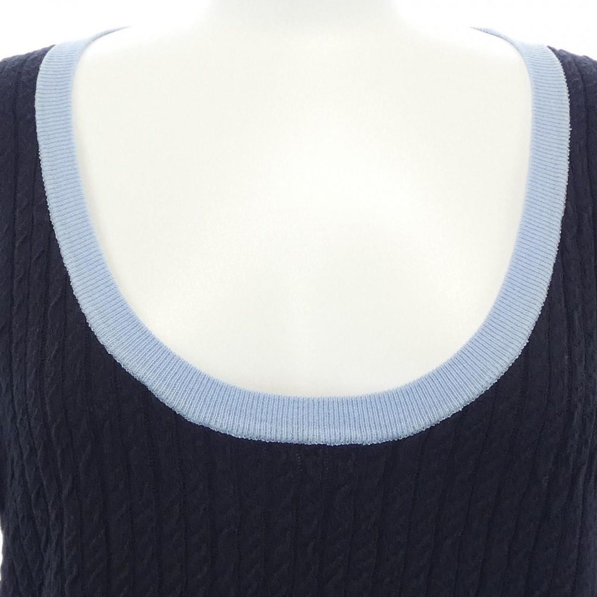 Chanel Knit Sweater Blue — view 6