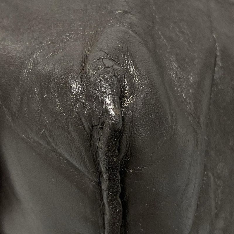 Bottega Veneta Shoulder Bag Intrecciato 113038 Dark Brown Leather