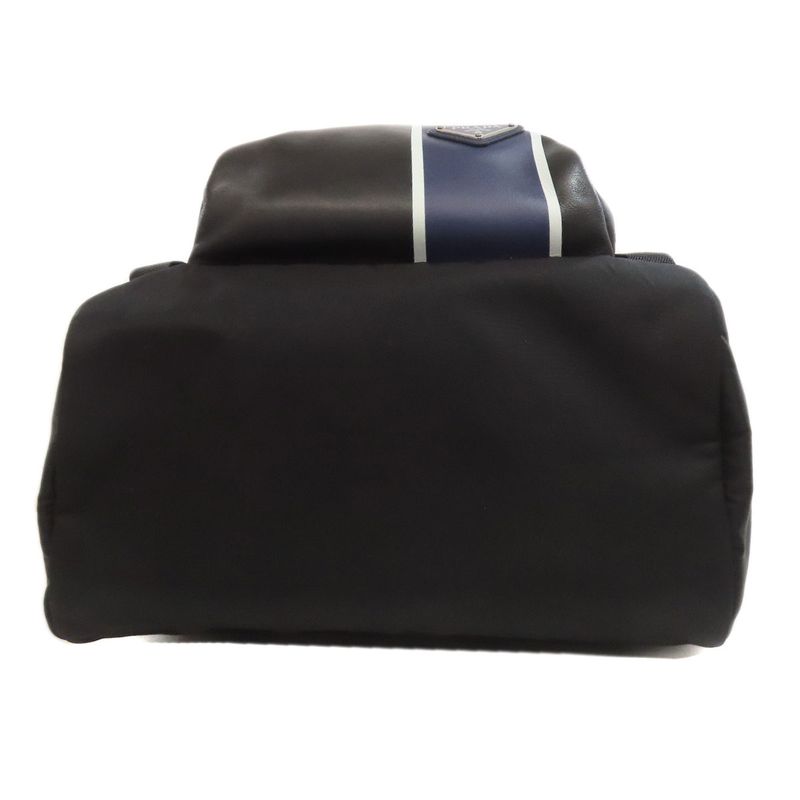 Prada Logo Hardware Backpack Daypack Calf Women