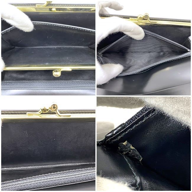 Celine Bifold Long Wallet Black Brown Macadam