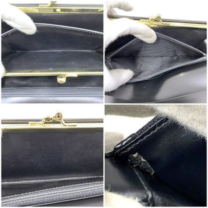 Celine Bifold Long Wallet Black Brown Macadam