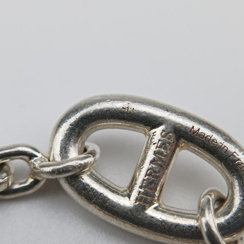 Hermes Farandole Chaine D'ancre Argente Silver Ag92519c121978