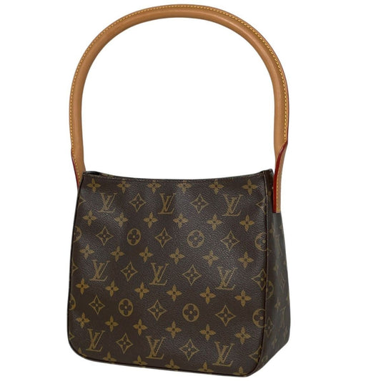 Louis Vuitton Looping MM Shoulder Bag Monogram Brown