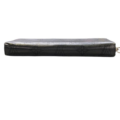 2829 Louis Vuitton Zippy Wallet Long Wallet M61867 Calf Leather Black Silver