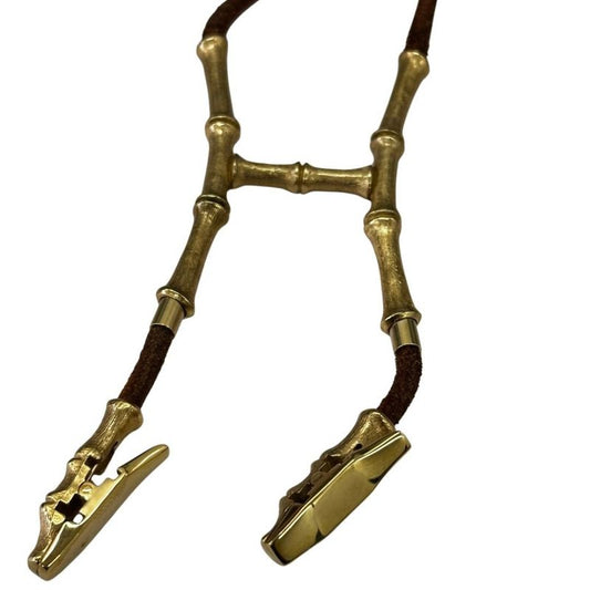 Hermes Leather Strap Necklace