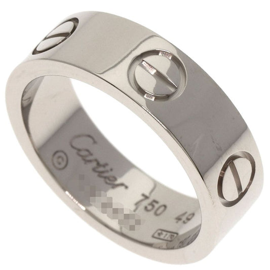 Cartier Love Ring #49 Ring - 18K White Gold Ladies