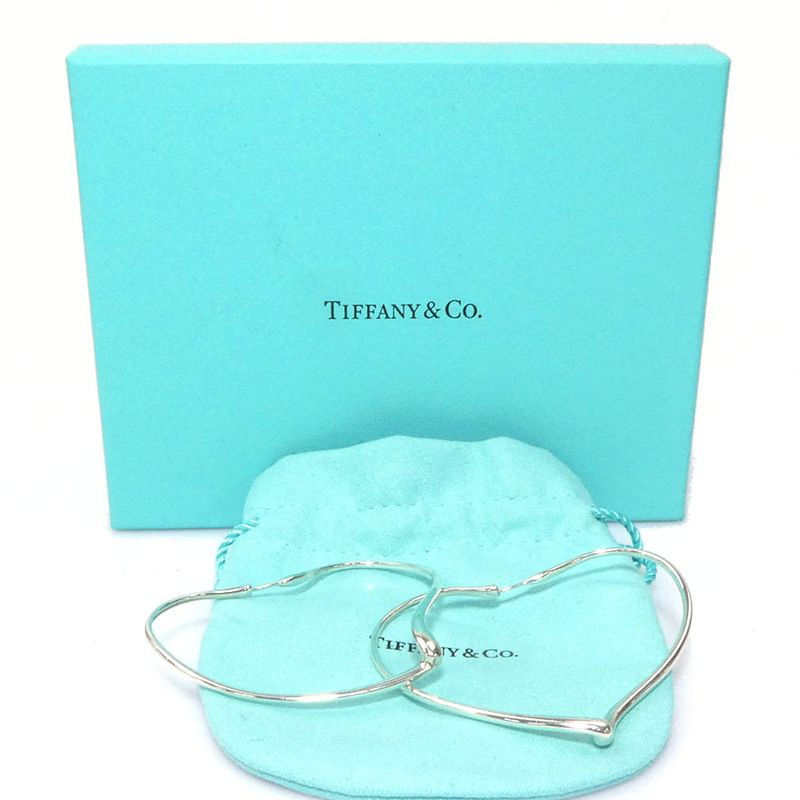 Tiffany & Co Tiffany & Co Earrings Open Heart Large Hoop Earrings