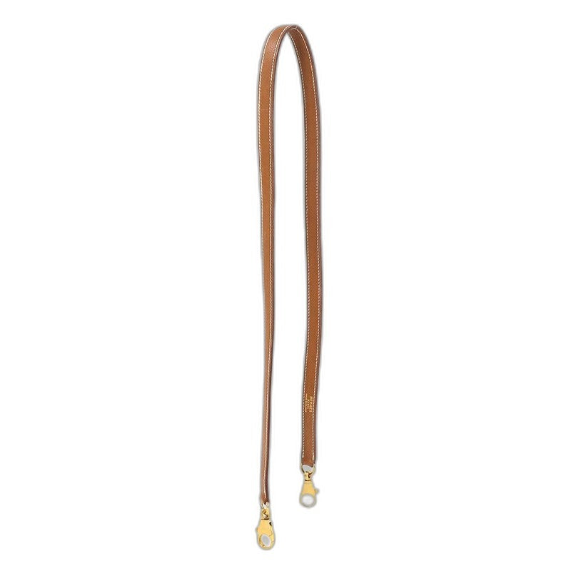 Hermes Kelly Bolide Shoulder Strap Courchevel Epsom Gold Brown