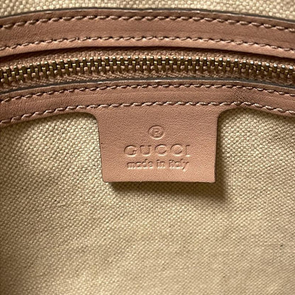 Gucci Handbag Nicemicro Guccissima 309617 Beige Leather
