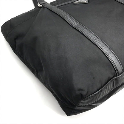 Prada Nylon Tessuto Saffiano Tote Black