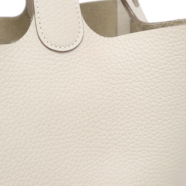 Hermes Handbag Picotin Lock MM Taurillon Clemence Cles Silver Hardware Off