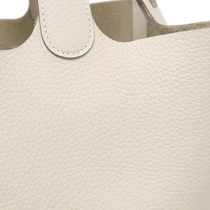 Hermes Handbag Picotin Lock MM Taurillon Clemence Cles Silver Hardware Off