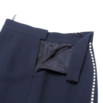 Chanel Vintage Skirt Suit Size 38 Camellia Button Chanel Suit Collarless Jacket