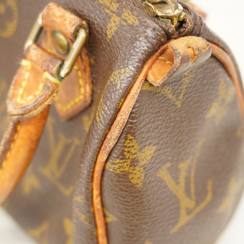 Louis Vuitton Handbag Monogram Mini Speedy M41534 Brown Ladies