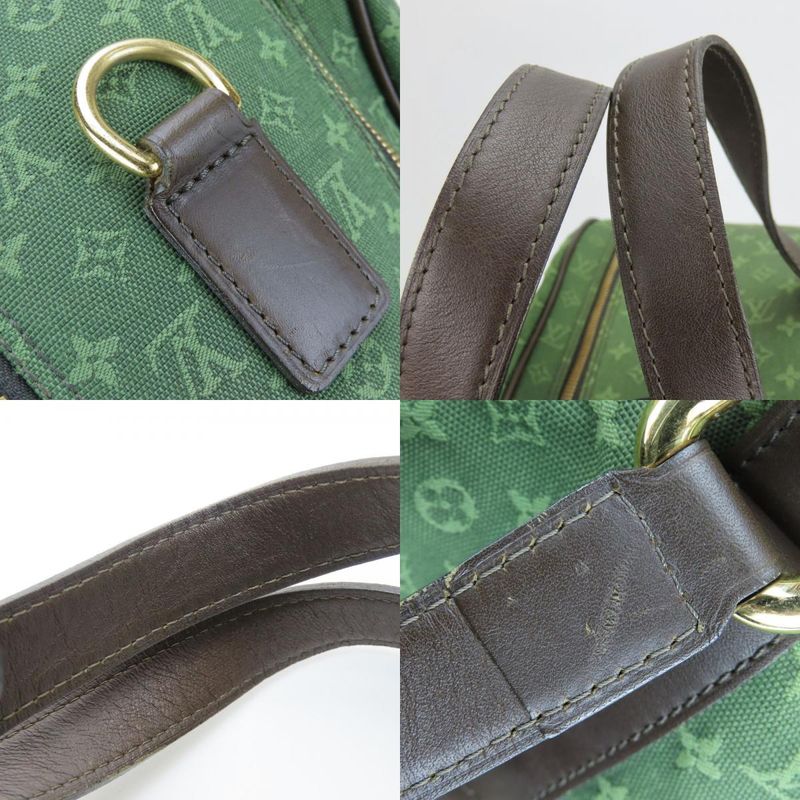 Louis Vuitton Boston Bag Claudine M42332 Monogram Mini Leather TST Khaki Gold