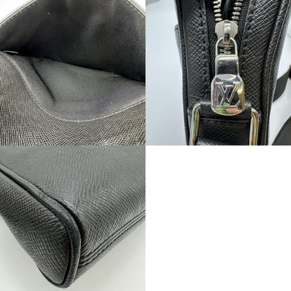 Louis Vuitton M30265 Messenger PPM Shoulder Bag Taiga Black Ladies Men