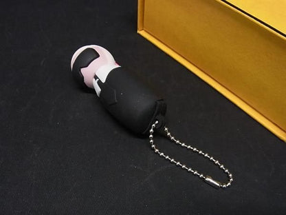 Fendi Karl Lagerfeld Rubber USB Memory Key Holder Black And Pink Au8052