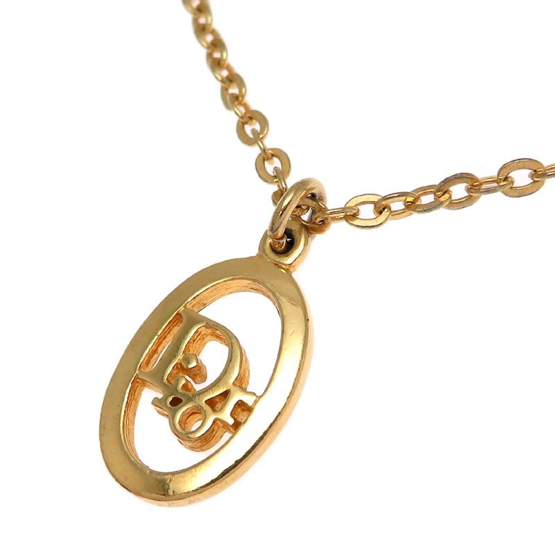 Christian Dior Logo Necklace