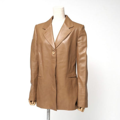 Loewe Tailored Jacket Size 40 Lamb Nappaleather Leather Buleather