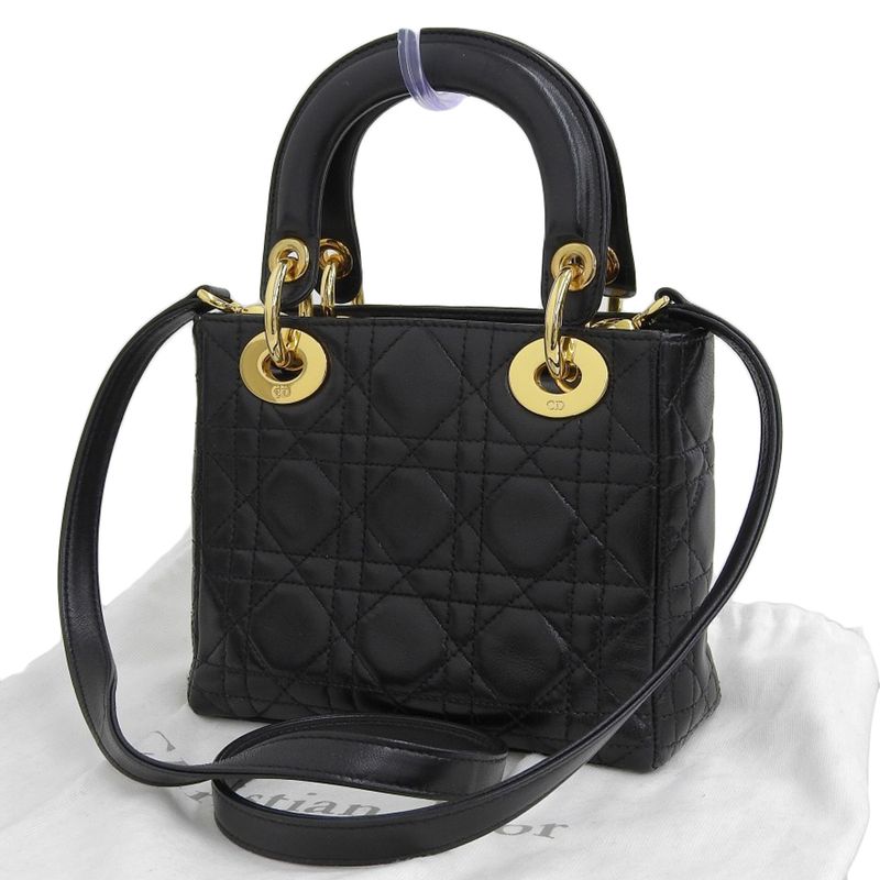 Dior Lady Small Tote Shoulder Bag