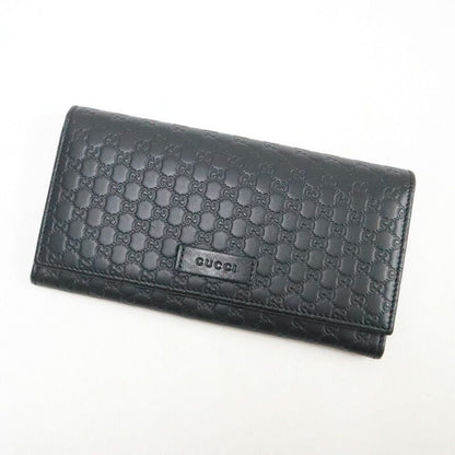 Gucci Wallet Micro Guccissima Leather Black