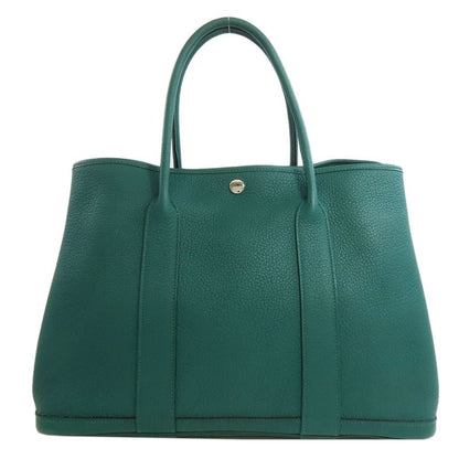 Hermes Garden Party PM Macarite Silver Hardware Tote Bag Negonda Women