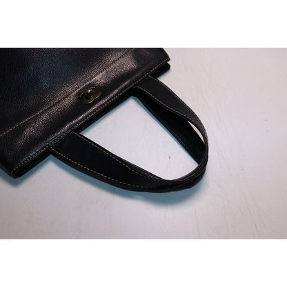 Chanel Caviar Leather Turnlock Handbag — view 6